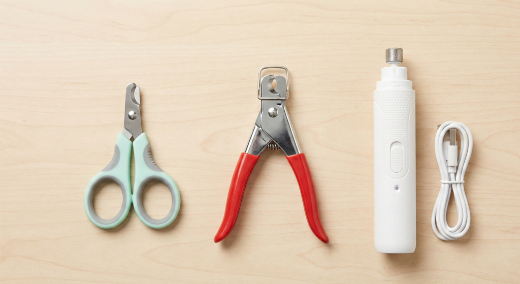 Different types of cat nail clippers