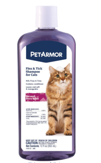 Sentry Flea & Tick Shampoo for Cats