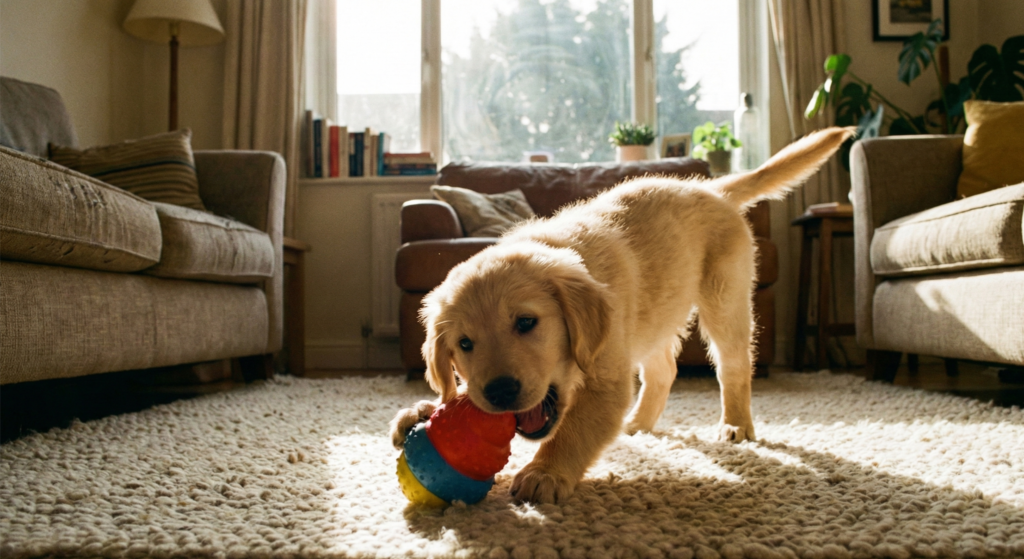 puppy biting hands teething