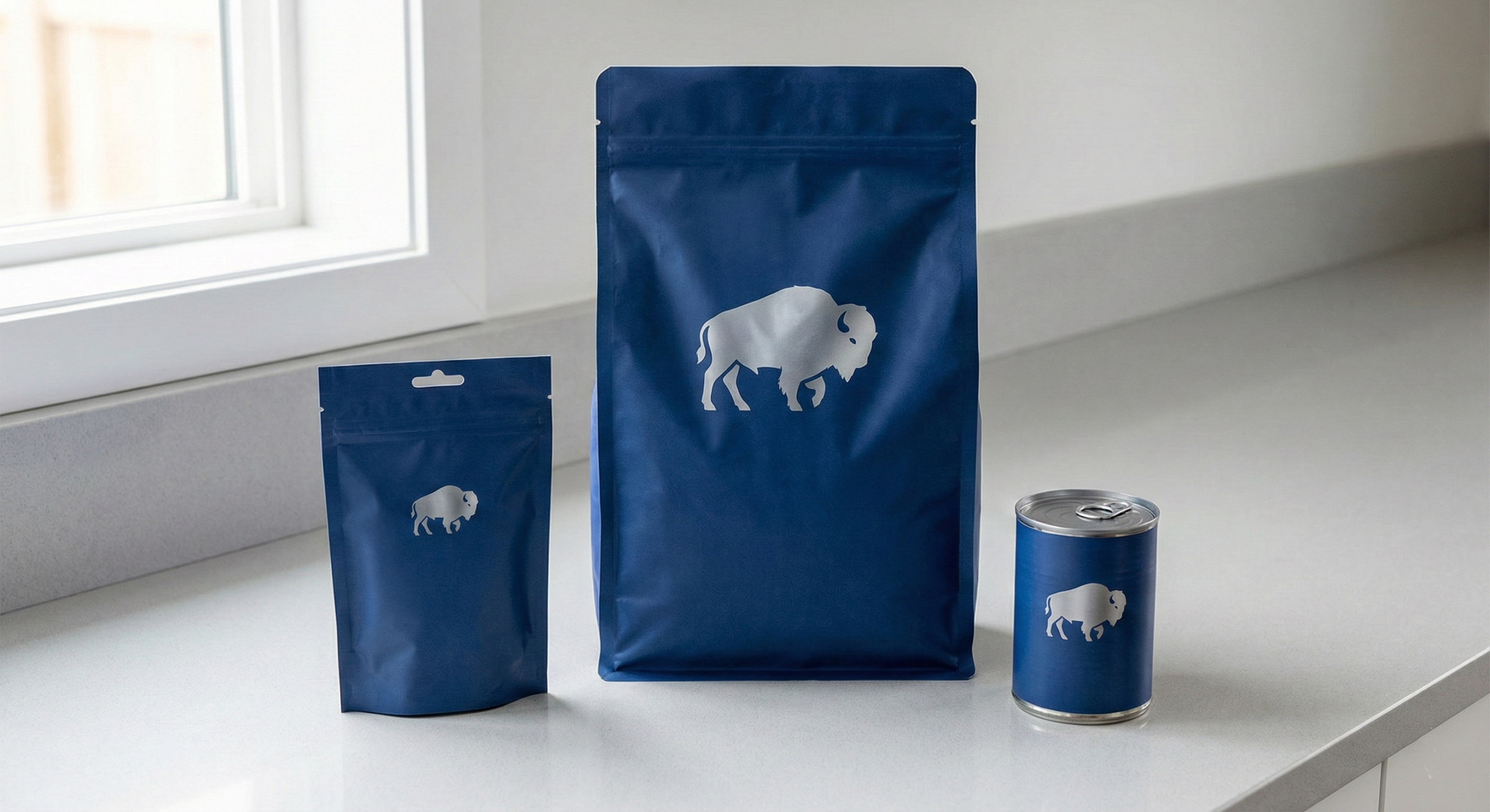 high protein puppy food blue bag with treats and canned food