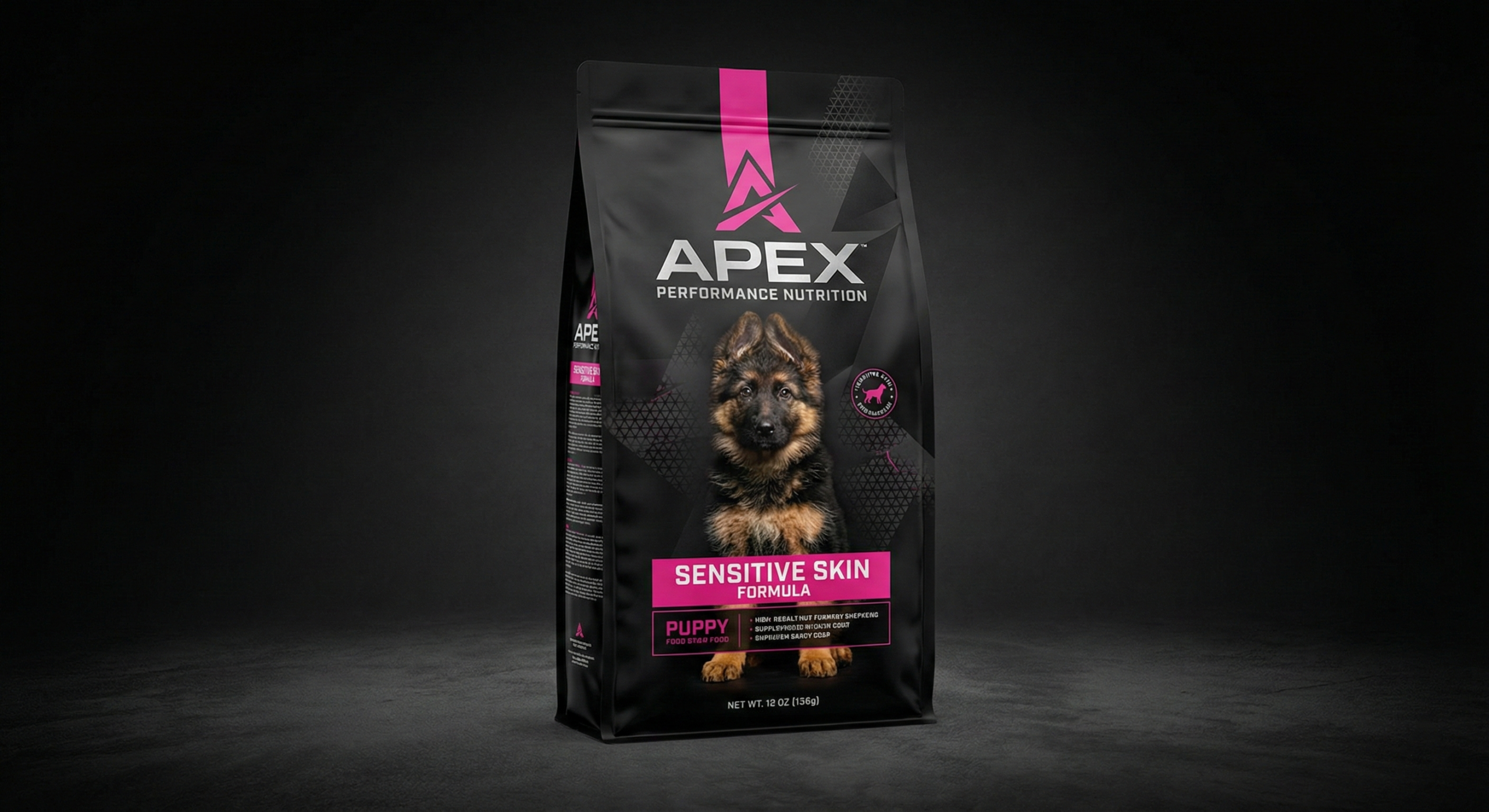 sensitive skin and stomach puppy food black bag large breed